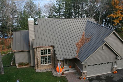 light gray house dark gray metal roof|slate gray metal roof photos.